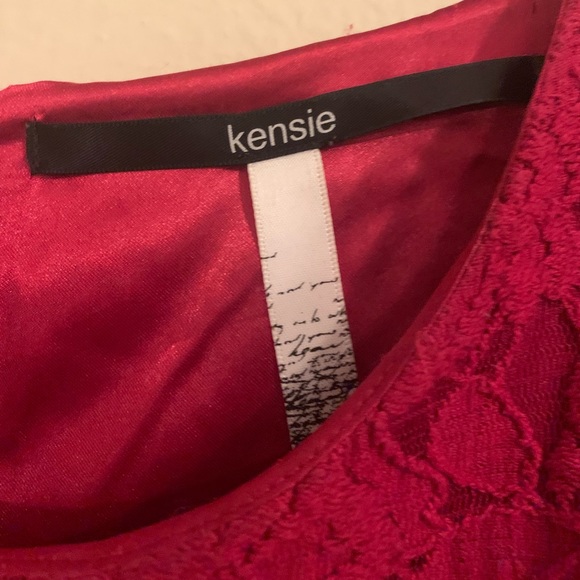 Kensie Red Lace Dress - Picture 4 of 7